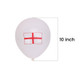 10" Helium-Quality Latex Balloons - England Flag